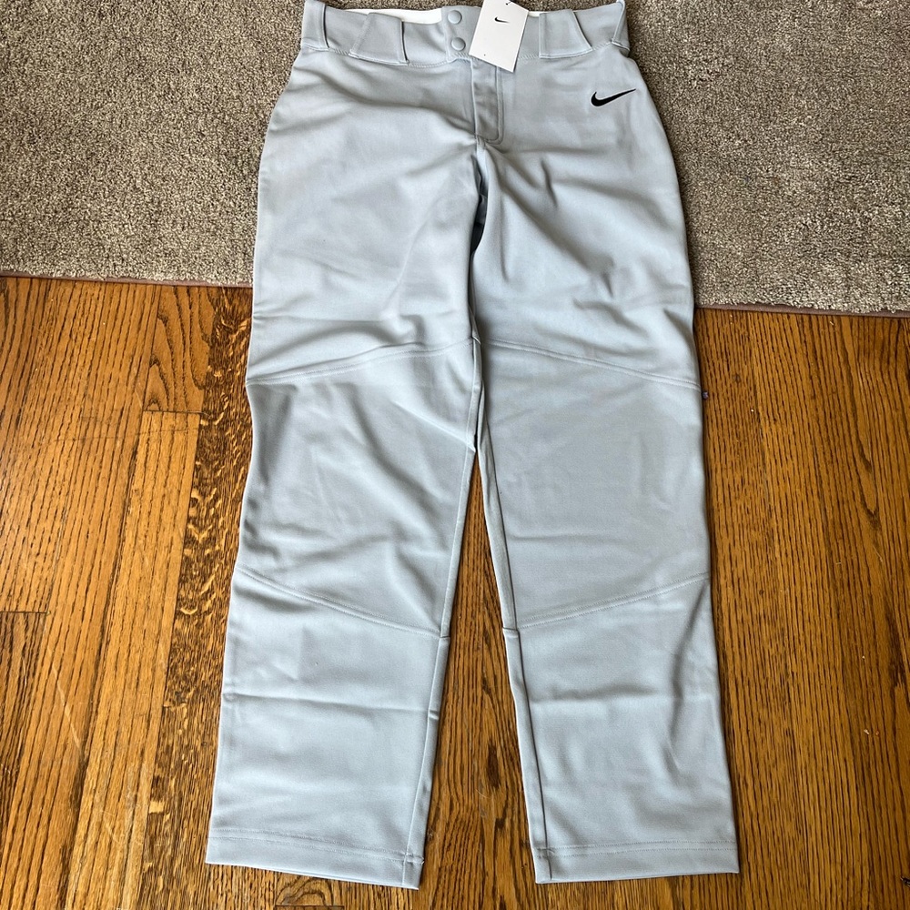 Grey Nike baseball pants